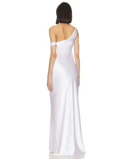 Natalie Rolt Monika Gown White Size 1 / AU 8 for rent on The Volte - image 2