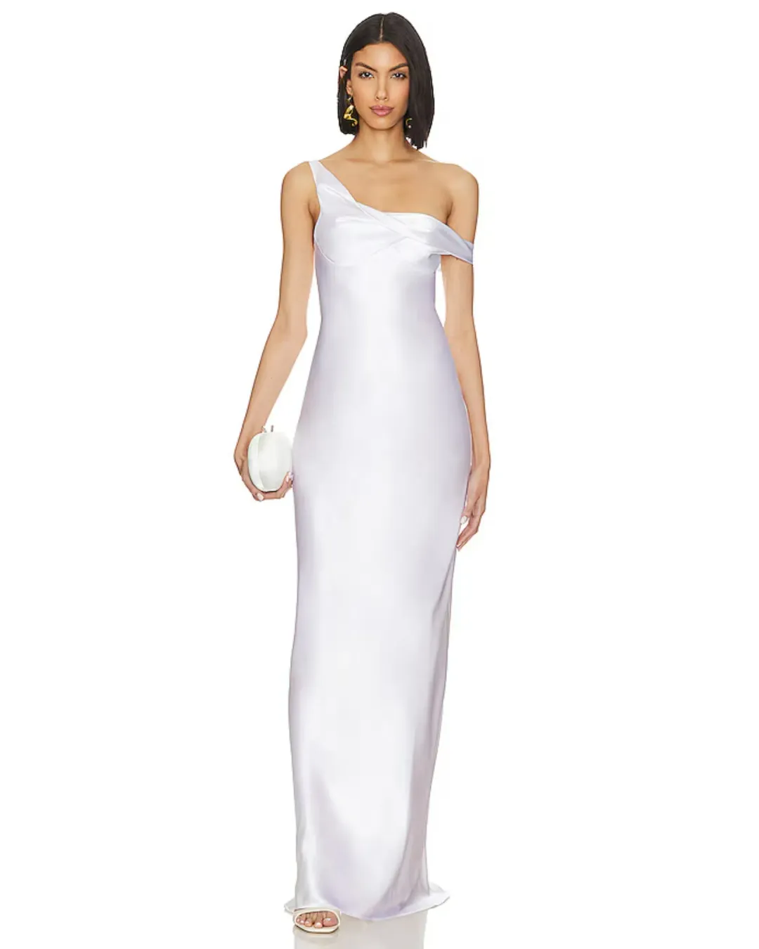 Natalie Rolt Monika Gown White Size 1 / AU 8 for rent on The Volte - main image