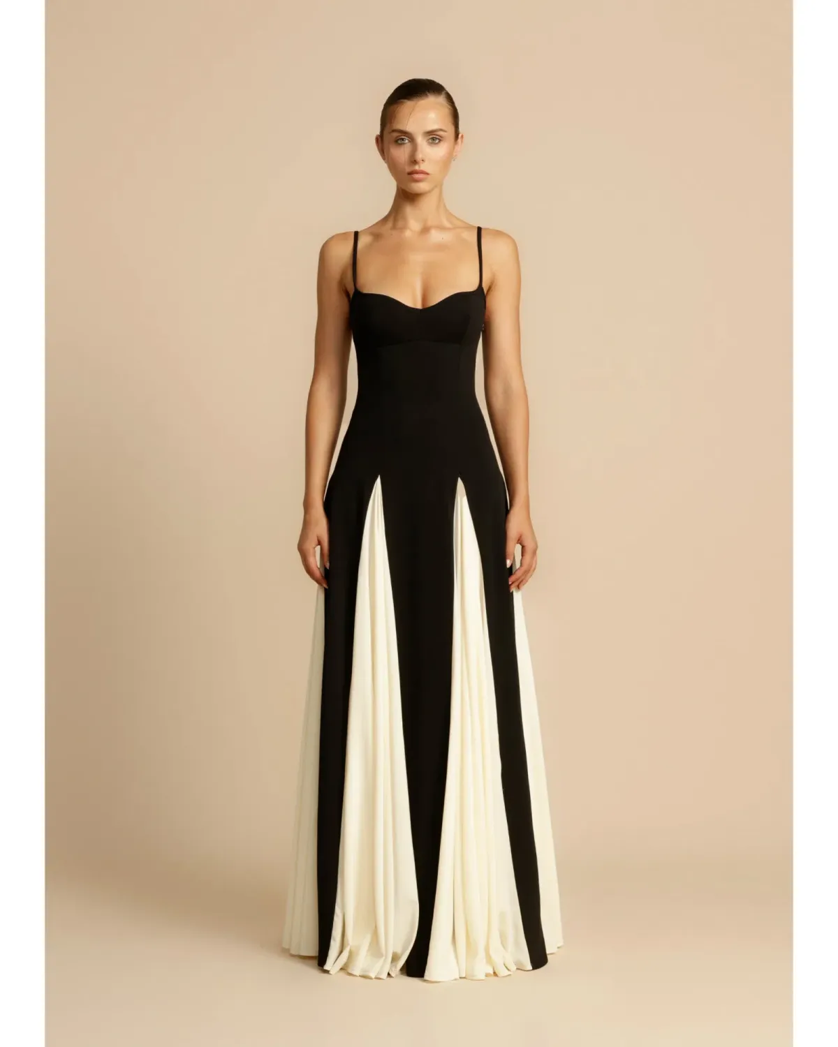 Arcina Ori Paloma Dress Black/White Size AU 8 for rent on The Volte - main image