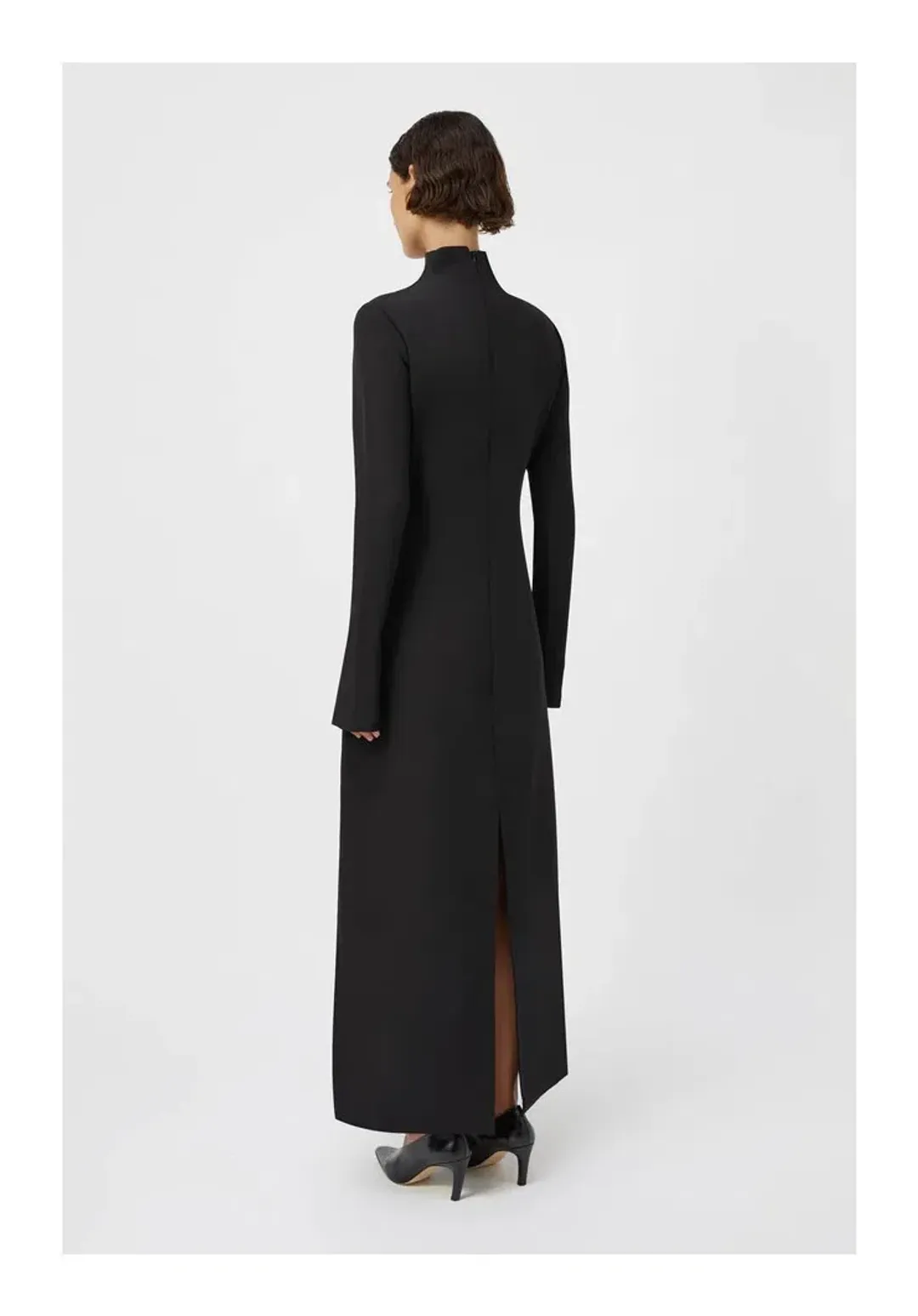 Camilla and Marc The Tenera Cocoon Maxi Dress in Black Size 10  for rent on The Volte - main image