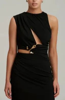 C/MEO COLLECTIVE Entropy Dress black size 4 for rent on The Volte - image 5