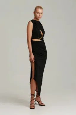C/MEO COLLECTIVE Entropy Dress black size 4 for rent on The Volte - image 3