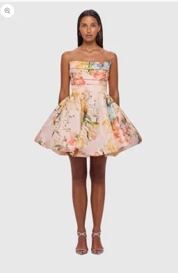 Leo Lin The Katy Bustier Mini Dress in Opulent Print Size 10 for rent on The Volte - image 1