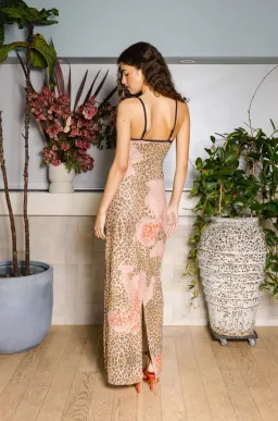 With Harper Lu Slip Dress Mesh Leopard Size S / AU 8 for rent on The Volte - image 2