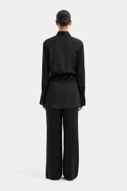 Sir the Label Sorrento Shirt Dress and Pant Set in Black Size AU 10 for rent on The Volte - image 3