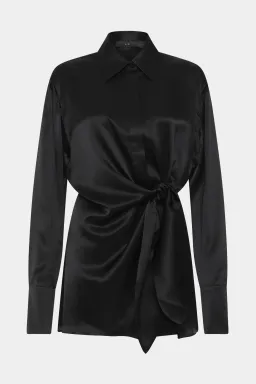 Sir the Label Sorrento Shirt Dress in Black Size AU 10 for rent on The Volte - image 3