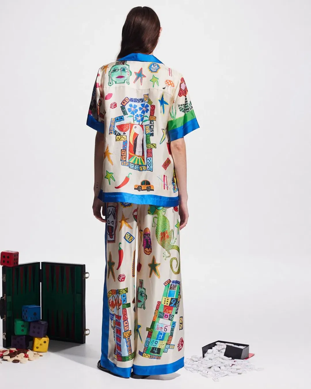 Alemais Rollers Shirt and Pants Set Size 6  for rent on The Volte - main image