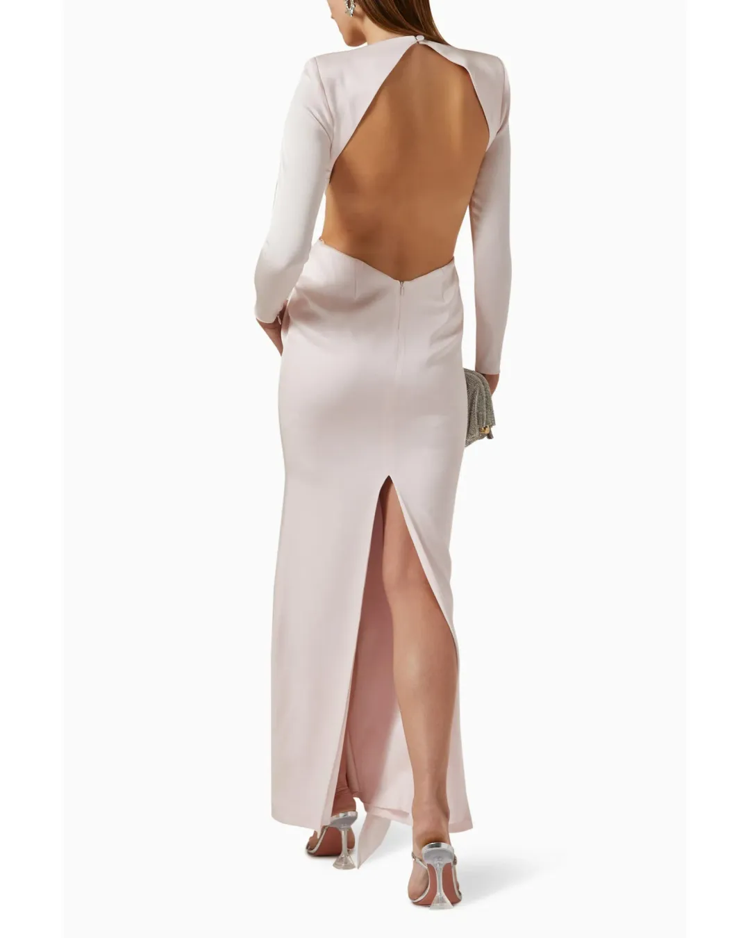 Alex Perry Dalten Dress Light Pink Size AU 8 for rent on The Volte - main image