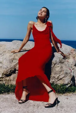 Rat & Boa Sirena Dress Red Size Small / AU 8 for rent on The Volte - image 2