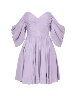 Aje Zorina Sweetheart Mini Dress in Lilac Size AU 8 for rent on The Volte - image 5