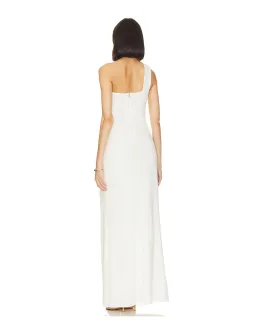 Nookie Bliss Cut Out Gown in Ivory Size 8  for rent on The Volte - image 3
