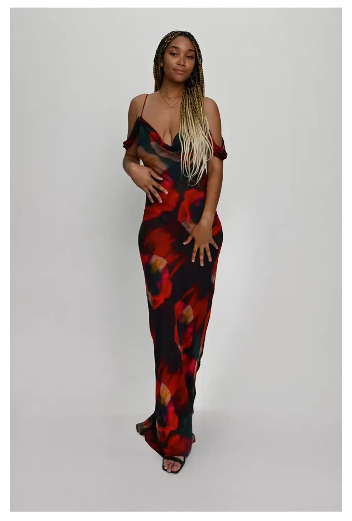 Rat & Boa Adriana Dress Multi Size 6 for rent on The Volte - main image