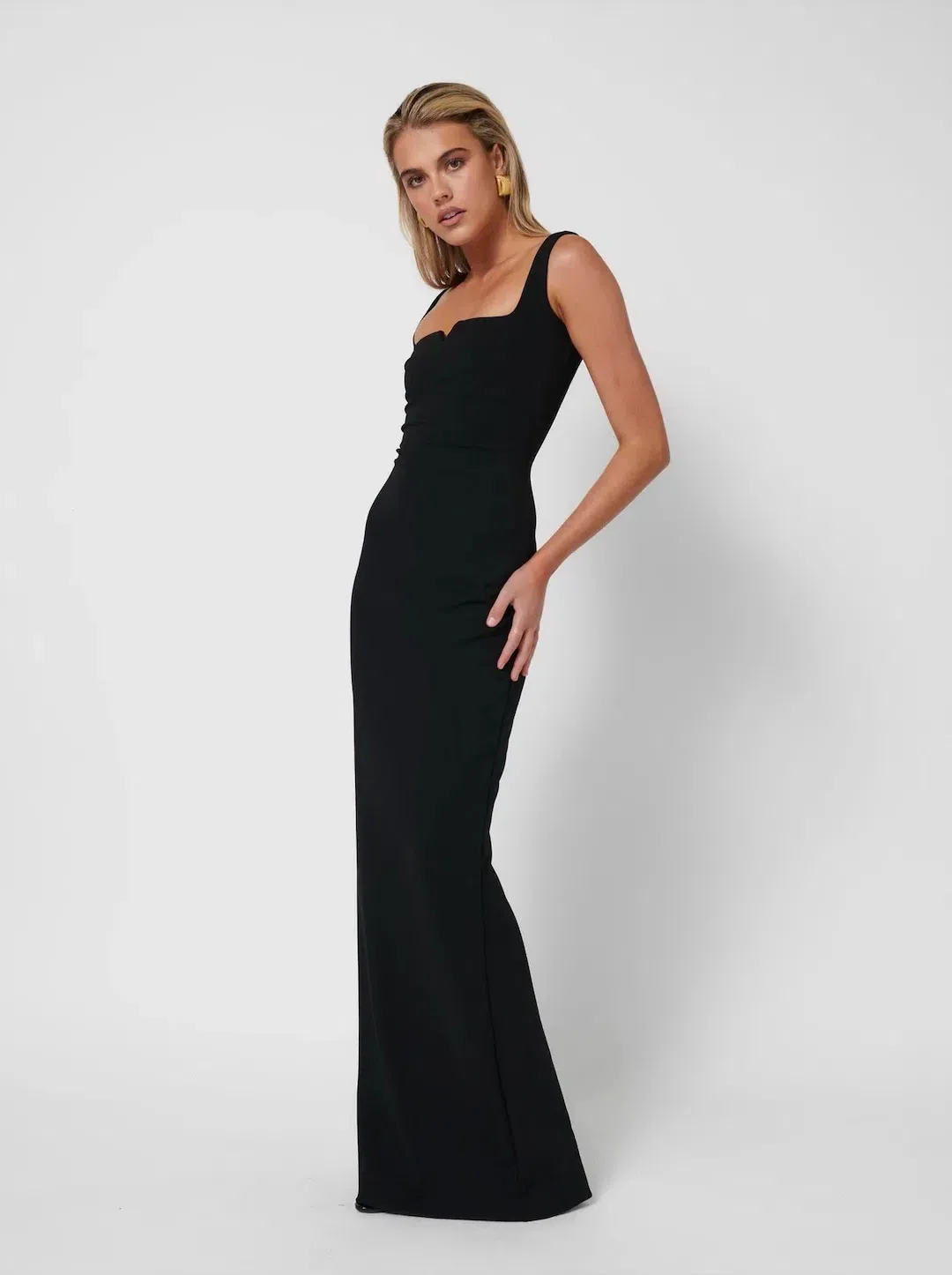 Effie Kats Natalya Gown Black Size Size 10 for rent on The Volte - main image