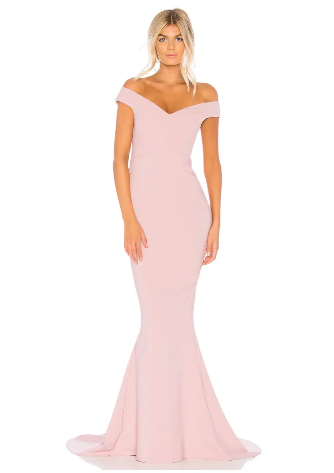 Nookie Allure Gown in Dusty Pink Size 8 for rent on The Volte - main image