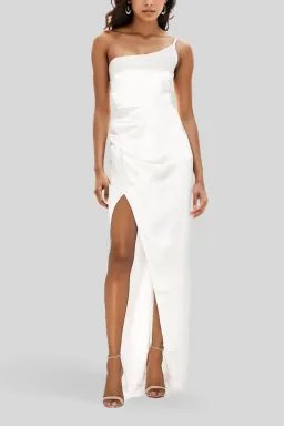 Nookie Grace One Shoulder Gown Ivory Size 8 for rent on The Volte - image 3