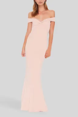 Nookie Dolly Gown in Blush Size 8 for rent on The Volte - image 3
