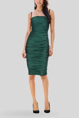 Nookie Cooper Midi Dress Emerald Size 14 for rent on The Volte - image 3