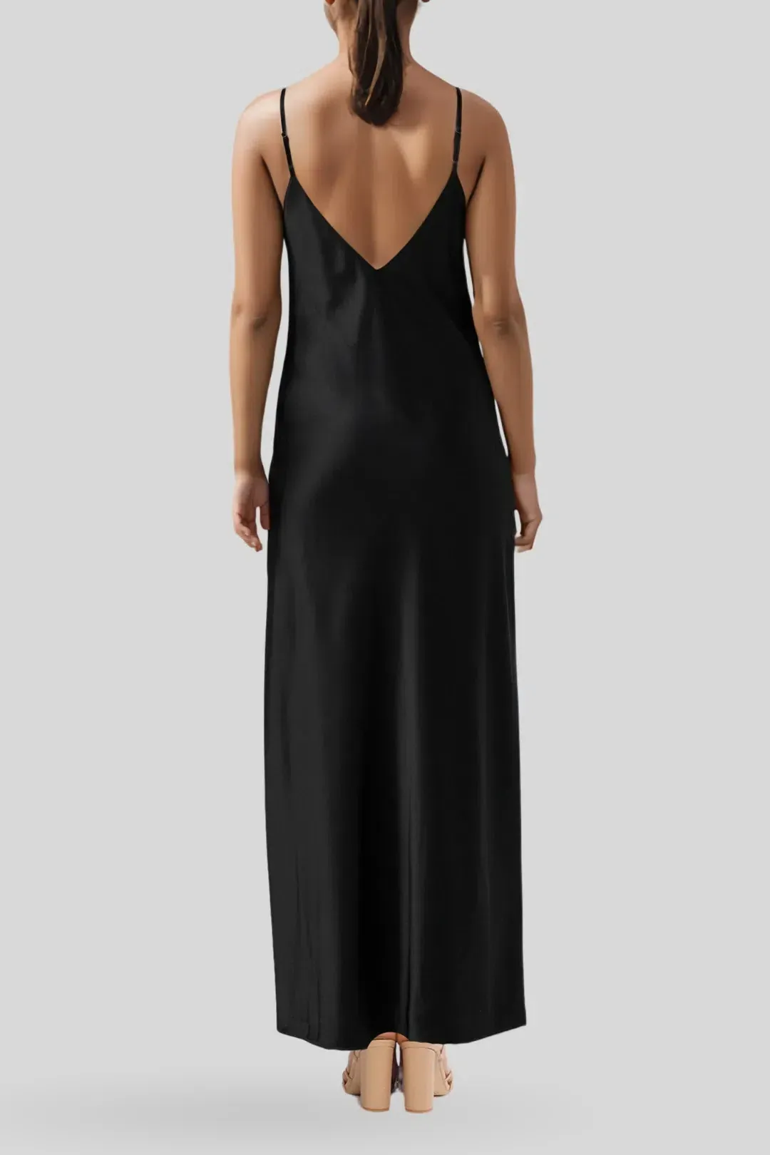 Rag & Bone Larissa Slip Dress in Black Size 6 for rent on The Volte - main image
