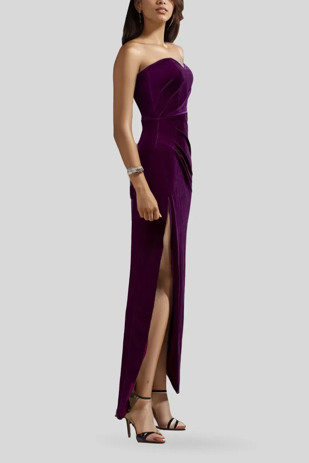 Nookie Cherish Gown in Purple Size 8 for rent on The Volte - main image
