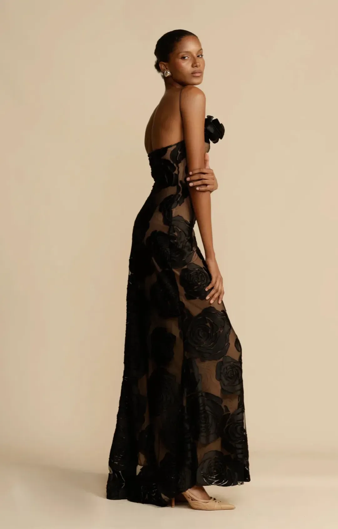 Arcina Ori Marcella Dress Black Size XS / AU 6 for rent on The Volte - main image