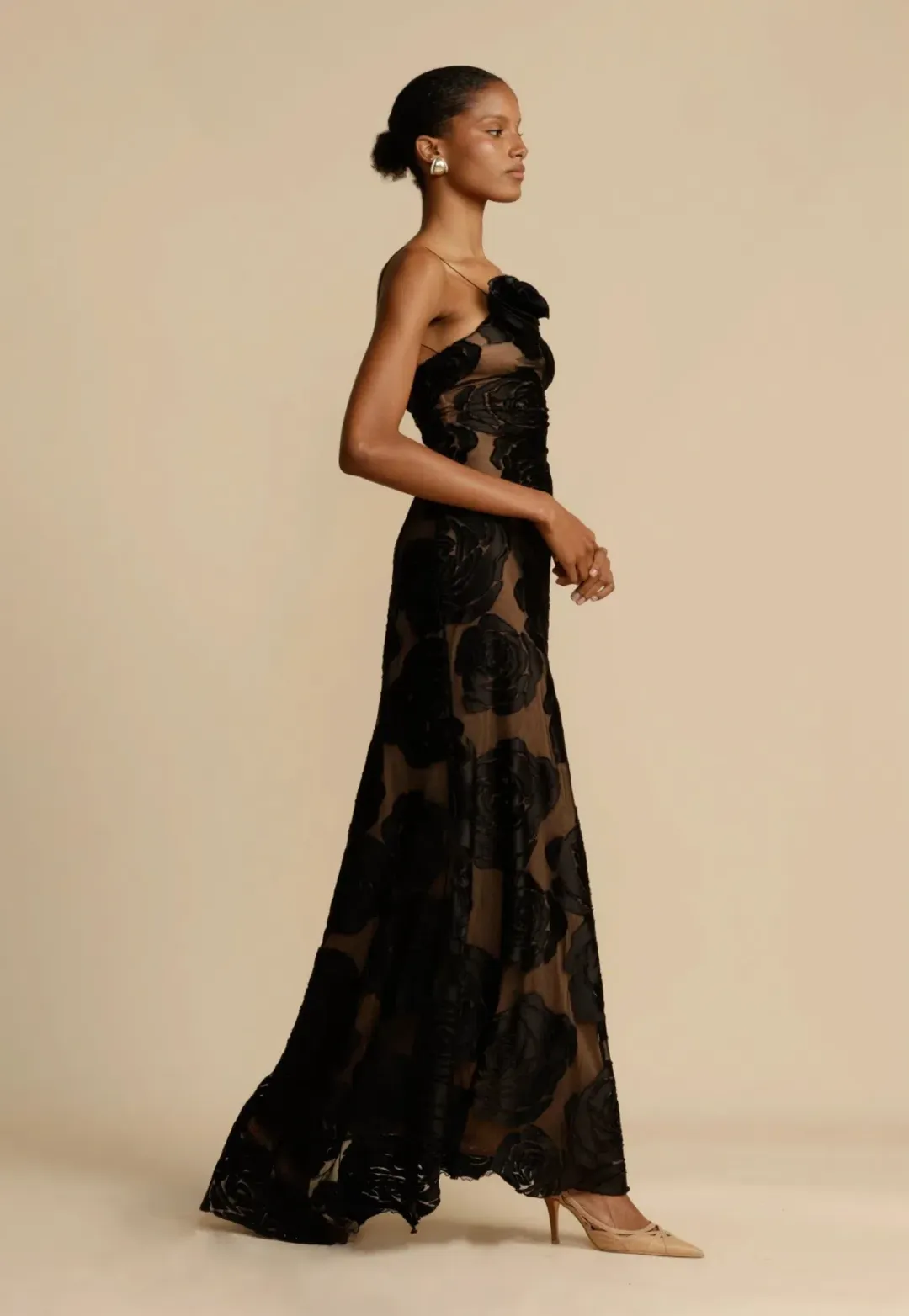 Arcina Ori Marcella Dress Black Size XS / AU 6 for rent on The Volte - main image