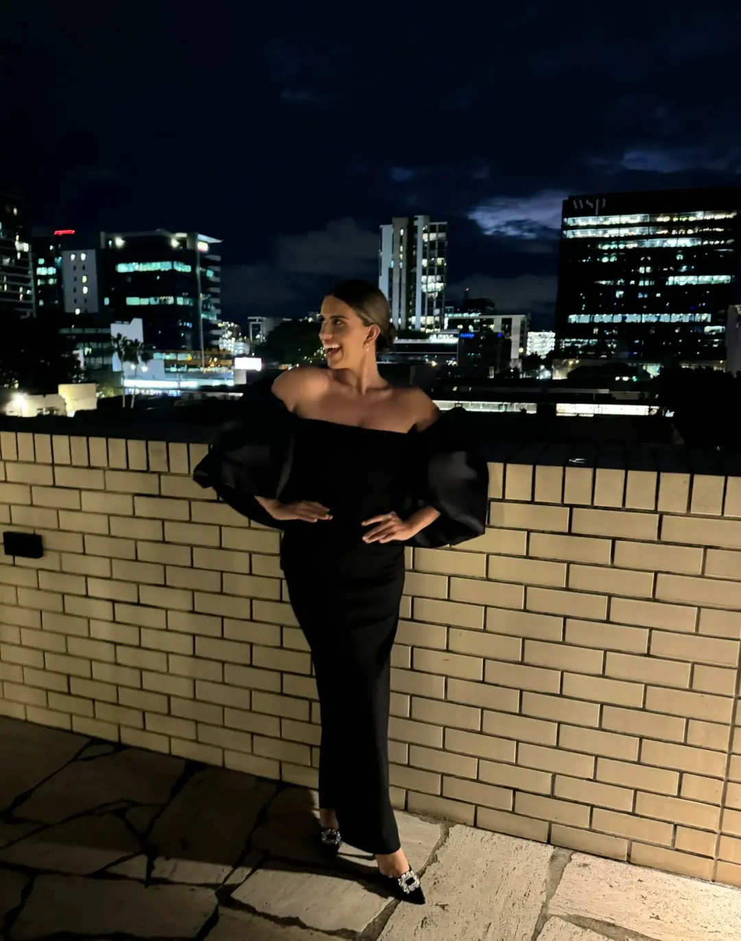 Solace London Pia Maxi Dress Black Size 12 for rent on The Volte - main image