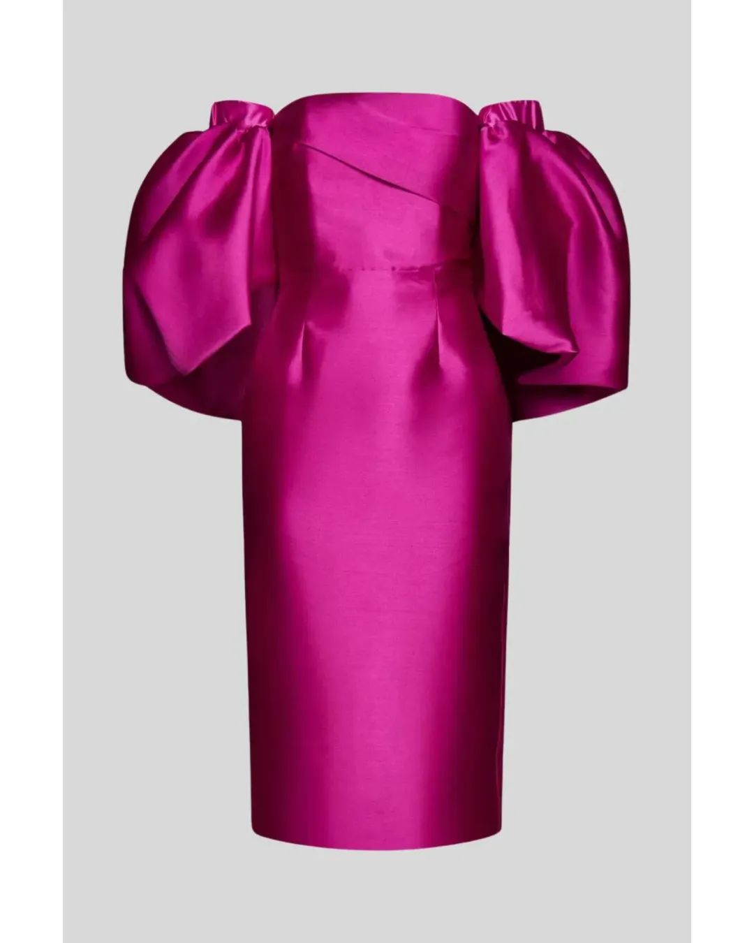 Solace London Aria Off Shoulder Dress Deep Purple Size AU 14 for rent on The Volte - main image