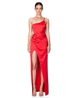 Love Nookie Grace One Shoulder Gown in Fire Size AU 10 for rent on The Volte - image 1