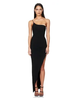 Love Nookie Aria One Shoulder Dress Black Size AU 8 for rent on The Volte - image 1