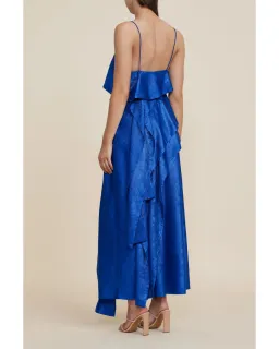 Acler Harley Midi Dress Regal Blue Size AU 14 for rent on The Volte - image 2