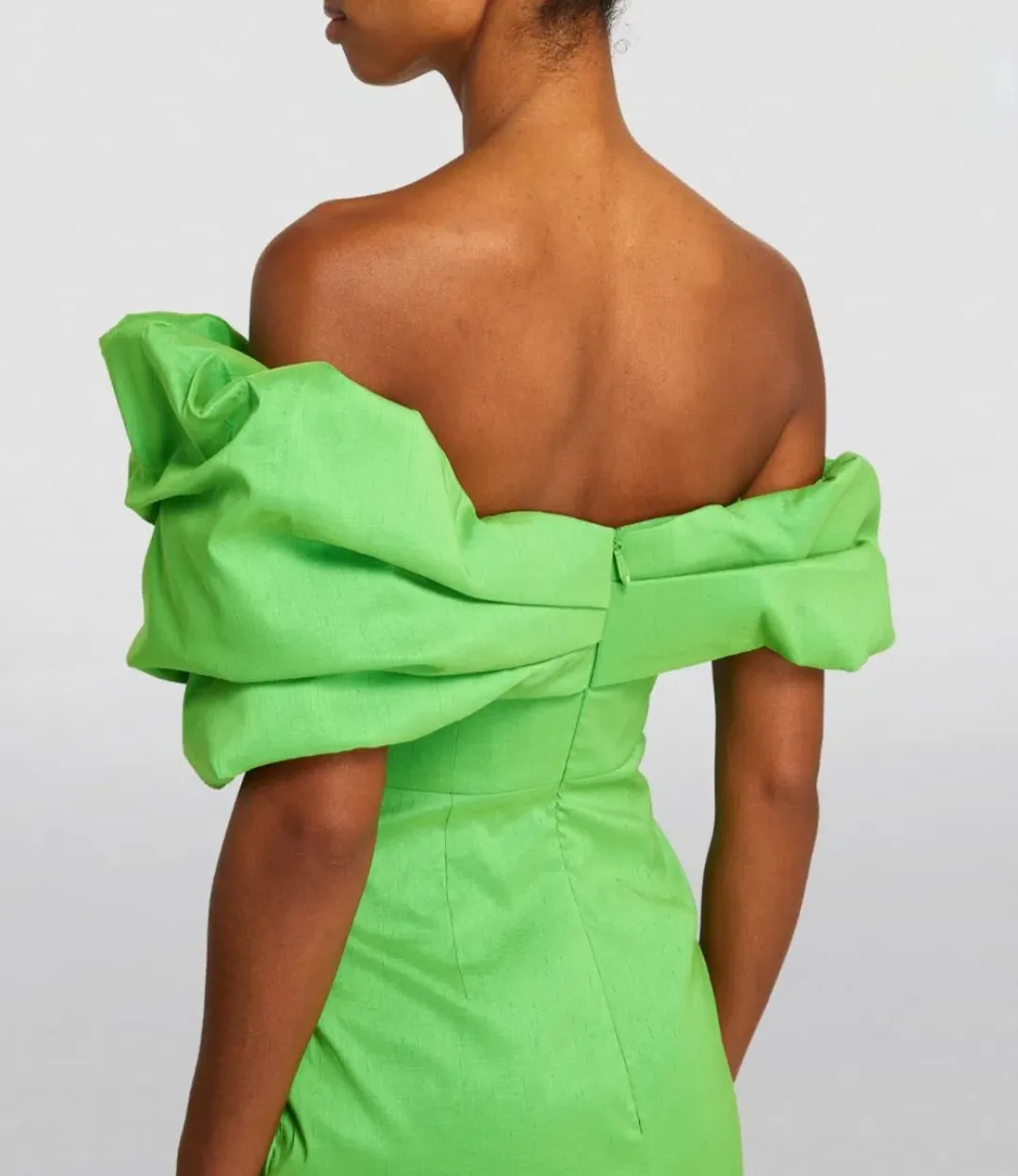 Rachel Gilbert Gia Midi Dress Green Size 5 / AU 16 for rent on The Volte - main image