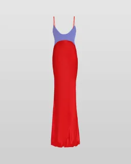 Rat & Boa Rosso Dress Red/Blue Size Medium / AU 10 for rent on The Volte - image 4