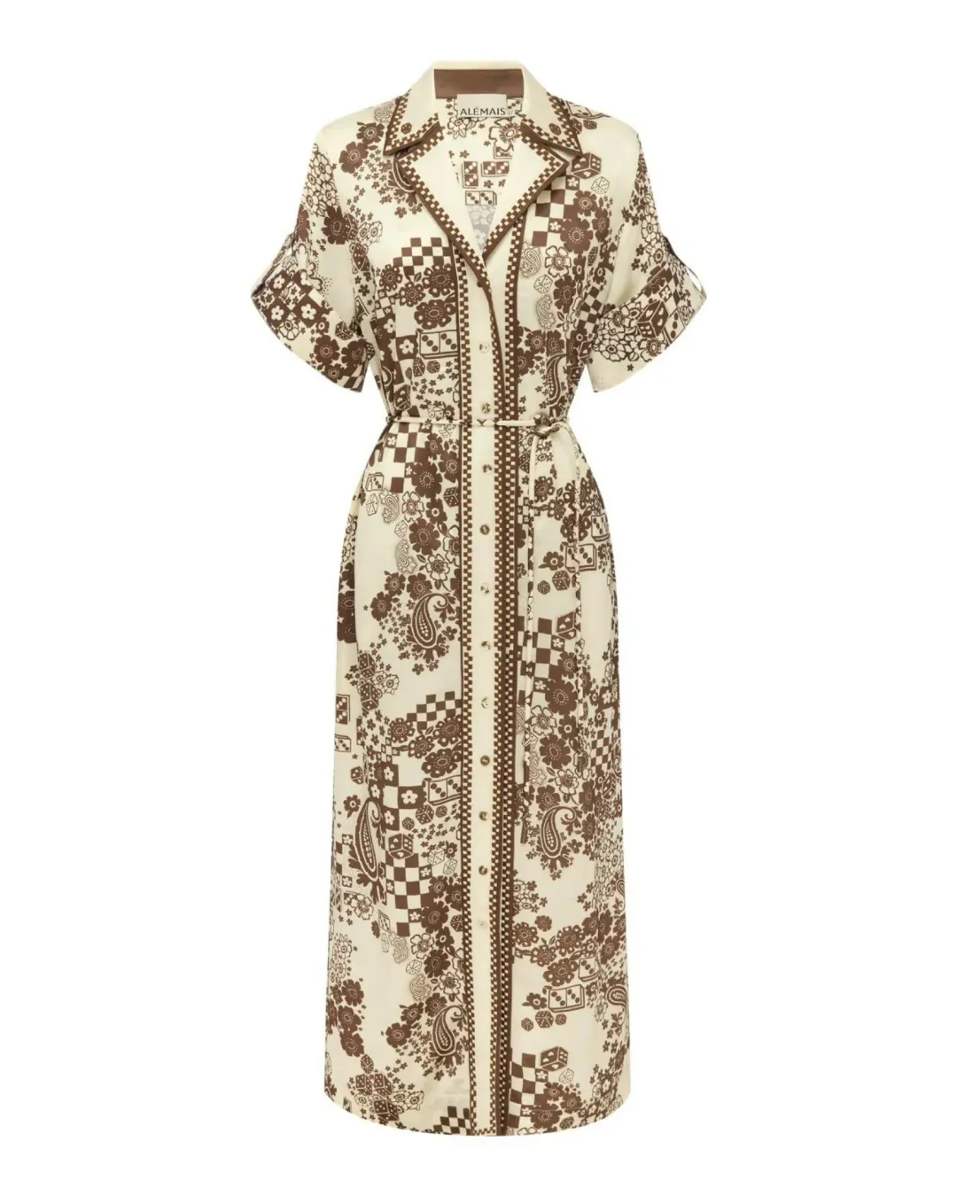 Alemais Vinnie Shirtdress Print Size AU 14 for rent on The Volte - main image