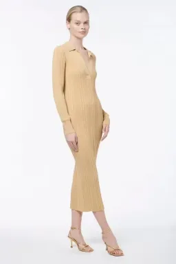Manning Cartell Split Screen Knit Dress Nude Size M  /Au 8  for rent on The Volte - image 1