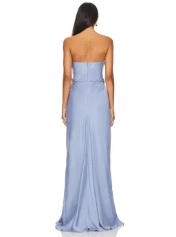 Rachel Gilbert Aries Maxi Dress in Marina Size 10 for rent on The Volte - image 2