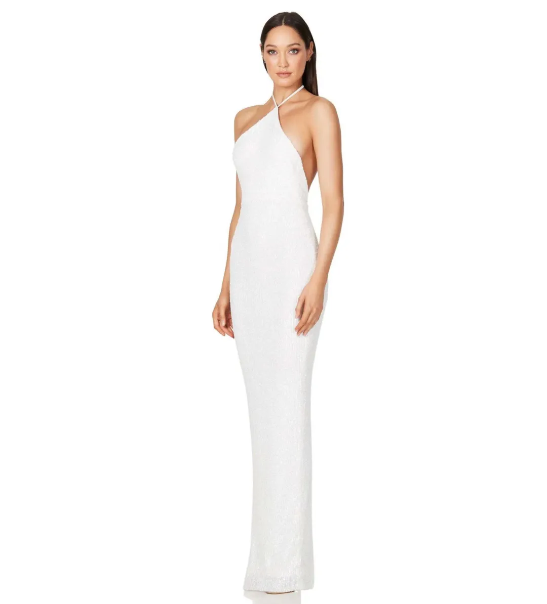 Nookie Treasure Gown in White Size 8 for rent on The Volte - main image