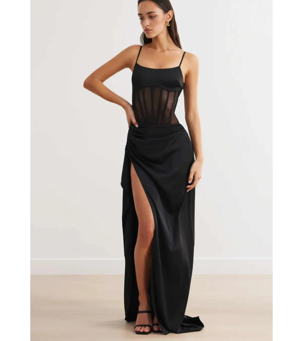 Lexi Estelle Dress Black Size 12 for rent on The Volte - main image