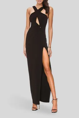 Nookie Belisse Gown in Black Size 8 for rent on The Volte - image 1