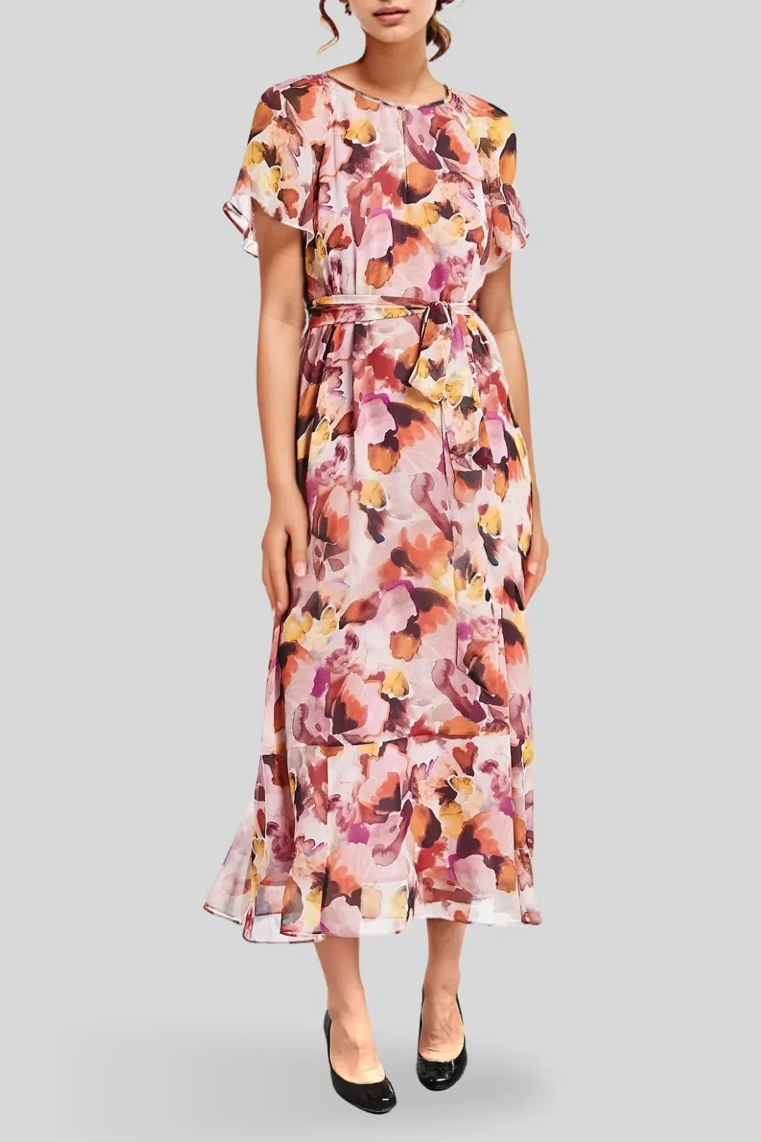 David Lawrence Matea Dress Floral Size 10 for rent on The Volte - main image