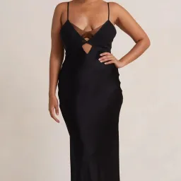 Bec & Bridge Heather Maxi Dress Black & Choc Brown Size AU 12 for rent on The Volte - image 4