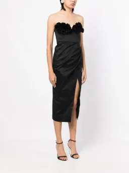 Rachel Gilbert Romy Dress Black Size 6 for rent on The Volte - image 1