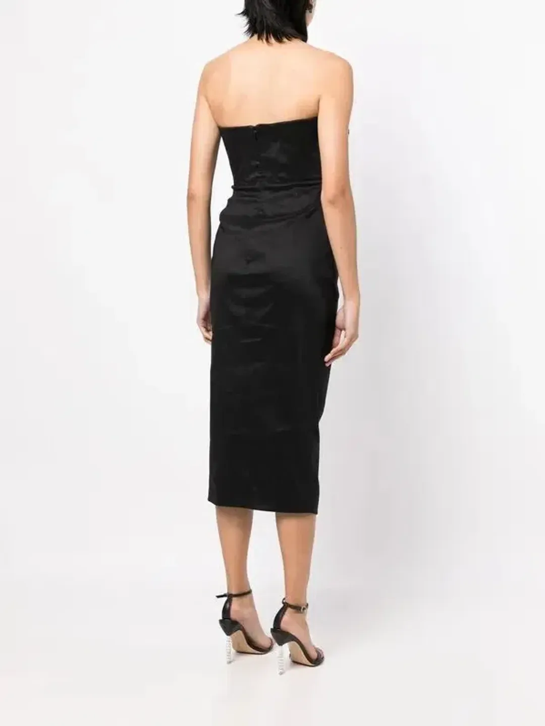 Rachel Gilbert Romy Dress Black Size 6 for rent on The Volte - main image
