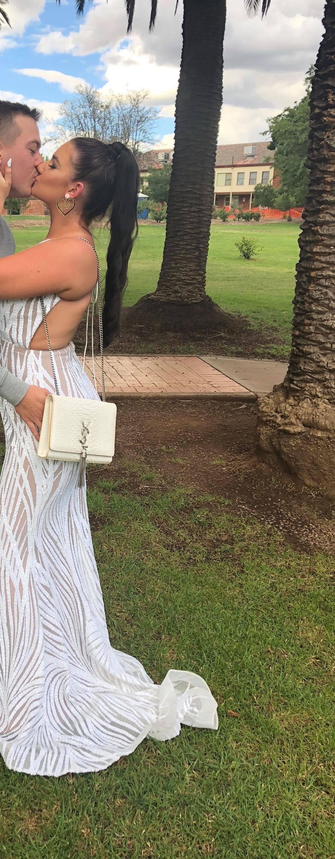 Jadore Cari gown in white (JX098) for rent on The Volte - main image