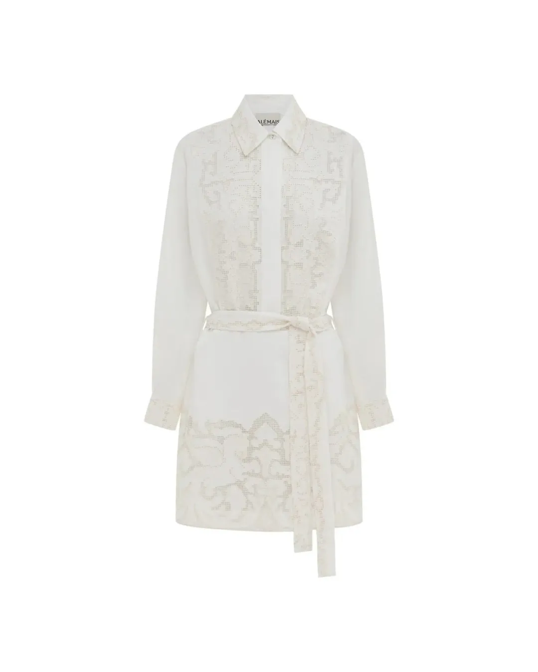 Alemais Pegasus Embroidered Mini Dress White Size AU 8  for rent on The Volte - main image
