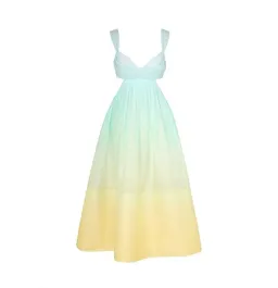 Zimmermann Oasis Bralette Dress Ombré Gown 0 / AU 8  for rent on The Volte - image 2