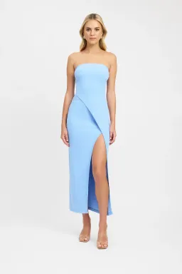 Kookai Aria Maxi Dress in Cerulean Blue Size 8 for rent on The Volte - image 1