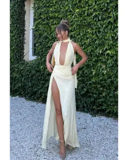 Calia Collection Antonia Dress in Baby Yellow Size AU 8 for rent on The Volte - image 1