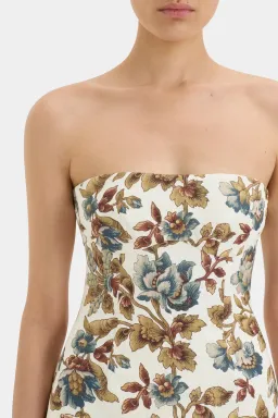 Sir the Label Eleanora Column Midi Dress Viola Print Size 4 / AU 14 for rent on The Volte - image 3