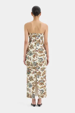 Sir the Label Eleanora Column Midi Dress Viola Print Size 4 / AU 14 for rent on The Volte - image 2