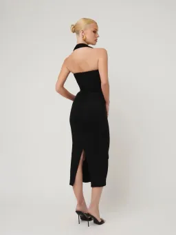 Effie Kats Meline Midi Dress Black Size S / AU 8 for rent on The Volte - image 3